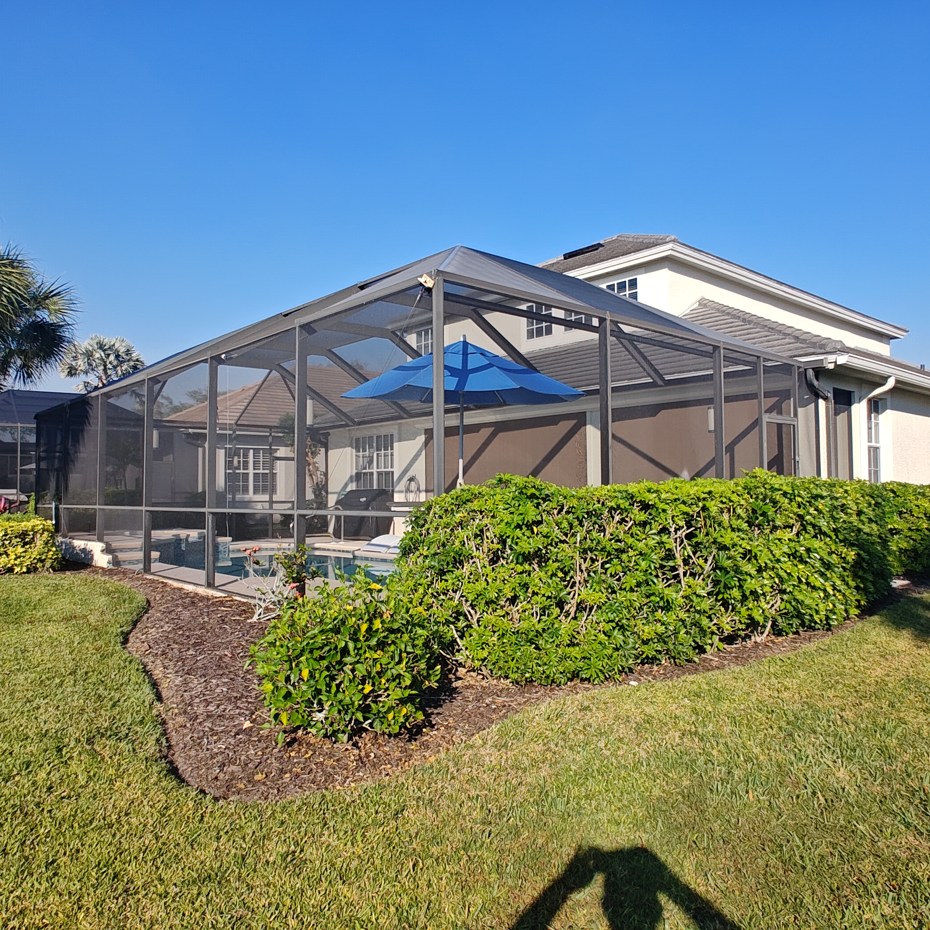 lanai screen, gutter, aluminum, pool mesh, super screen, naples fl, ft myers fl, bonita springs fl,